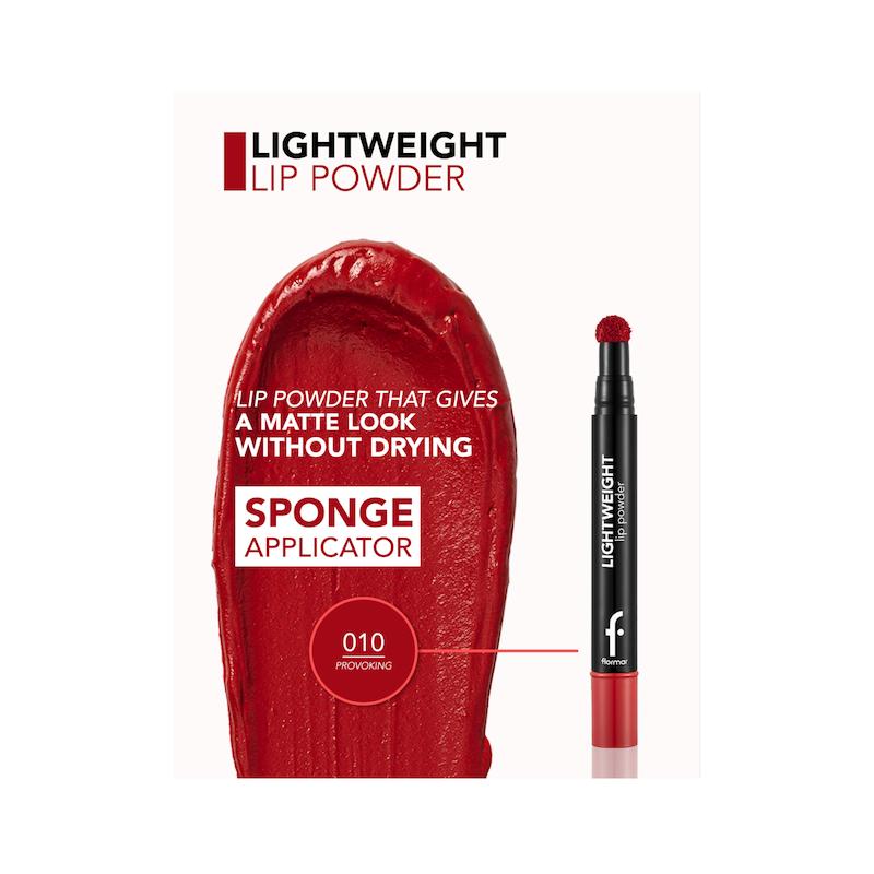 رژ لب پودری پد دار لایت ویت Moisturizing Lip Powder رنگ  provoking10