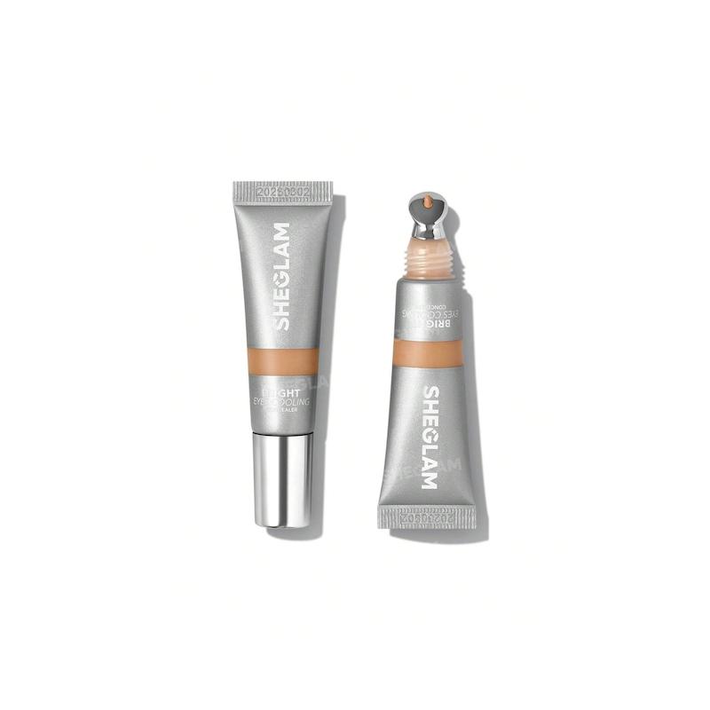 کانسیلر سرفلزی Cooling شیگلم مدل Bright Eyes Cooling - رنگ Warm Vanilla
