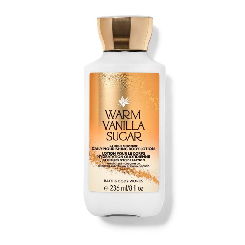لوسیون بدن بث اند بادی ورکس Warm Vanilla Sugar حجم 236 میلی لیتر