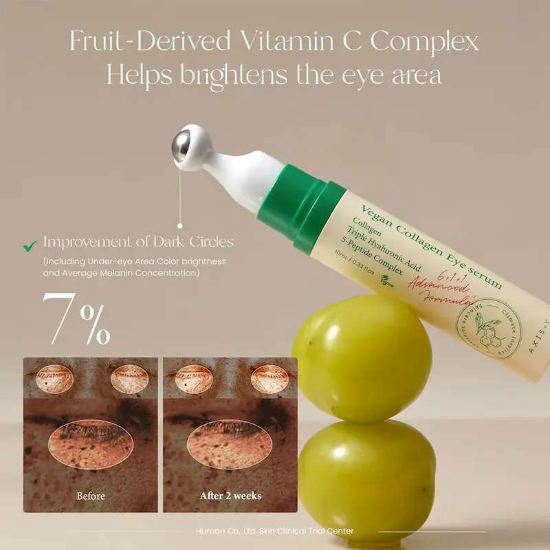 سرم ضد چروک و روشن کننده دور چشم کلاژن اکسیس وای Axis-Y Vegan Collagen Eye Serum