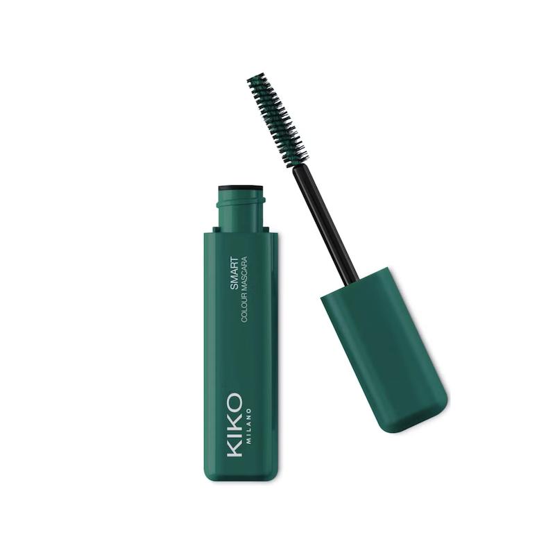 ریمل رنگی سبز smart colour کیکو (kiko) | حجم دهنده و بلند کننده مژه  Kiko Smart Colour Panoramic Volume-Effect Mascara 8ml- 08 Jungle Green (NEW)