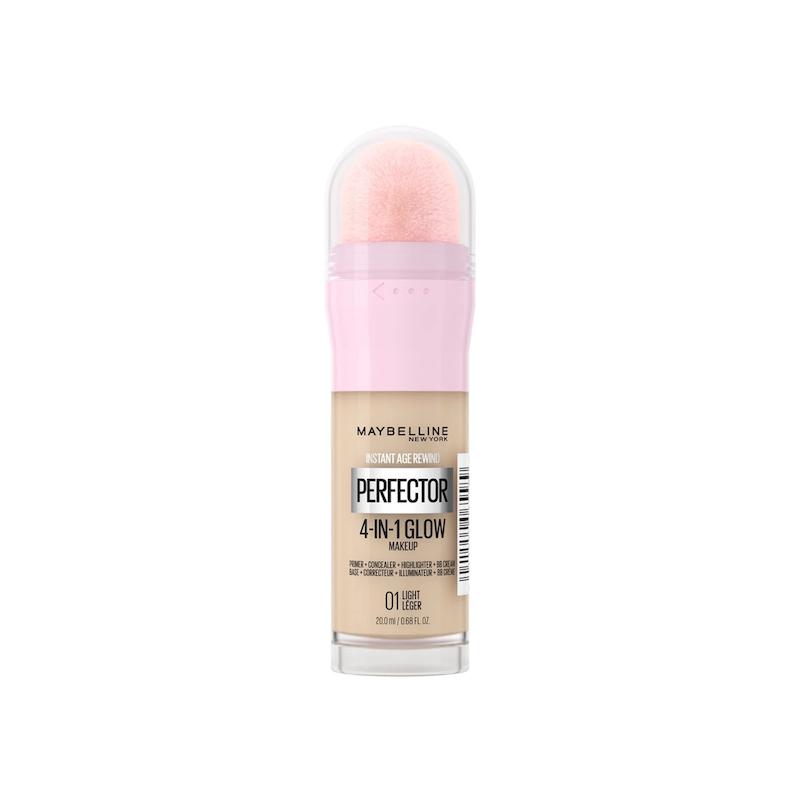 کرم پودر پرفکتور میبلین | Maybelline 4 in 1 glow foundation  شماره 01