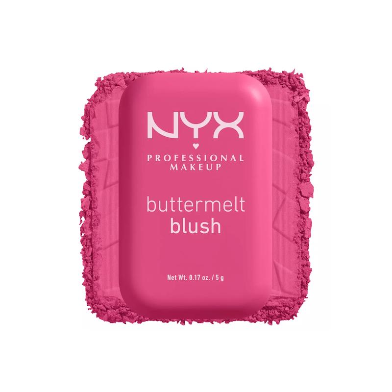 رژگونه پودری نیکس مدل BUTTERMELT BLUSH رنگ BUTTA WITH TIME