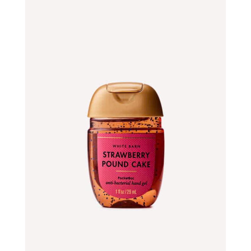 ژل ضدعفونی‌کننده دست بث اند بادی ورکز مدل  Strawberry Pound Cake - PocketBac Hand Sanitizer