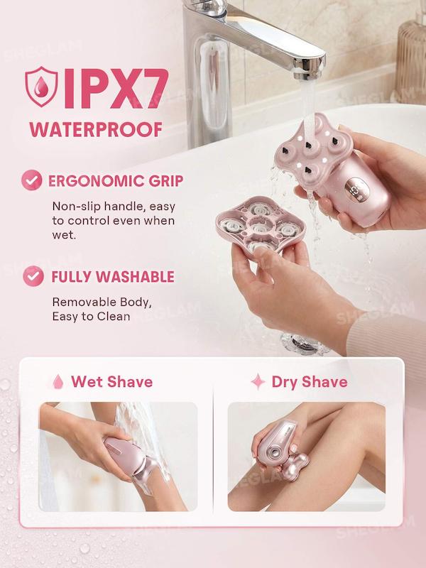 شیور صورت و بدن بانوان 5 تیغ شیگلم Shegalm Hair Smooth Moves 5d Flash Electric Shaver