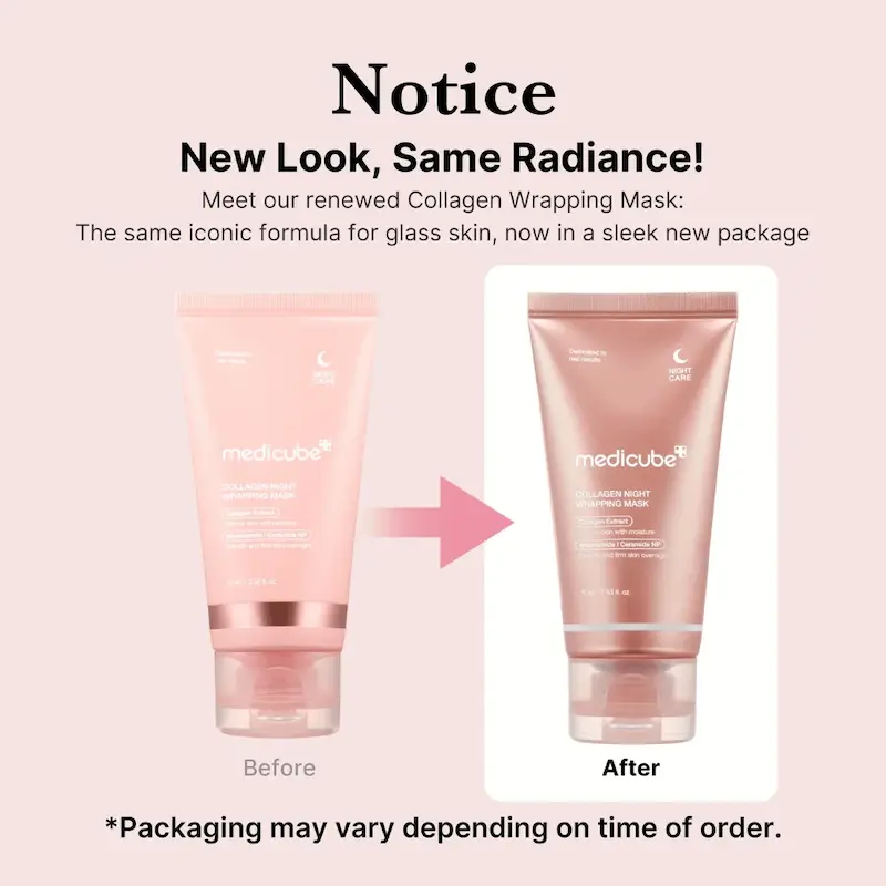 ماسک شب لایه بردار کلاژن مدی کیوب - Medicube Collagen Overnight Wrapping