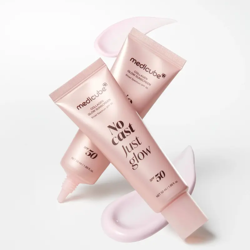 ضد آفتاب کلاژن گلو مدی کیوب medicube  حجم 50ml با SPF 50 بی رنگ