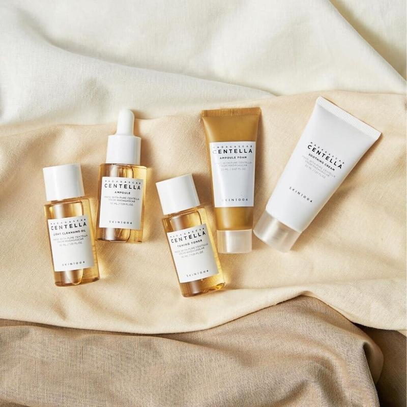  کیت مسافرتی 5 مرحله ای سنتلا ماداگاسکار اسکین 1004  SKIN1004 MADAGASCAR CENTELLA TRAVEL KIT