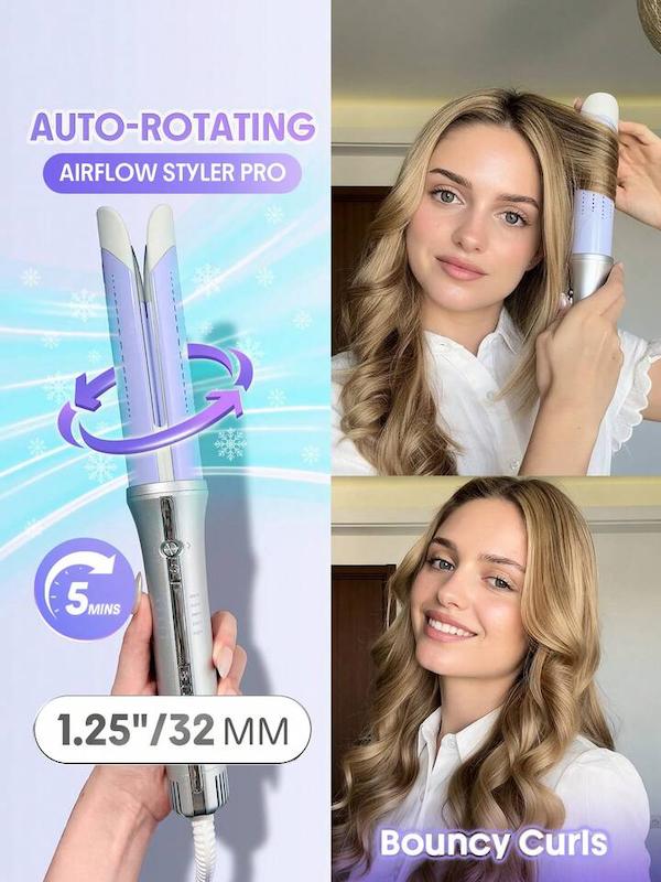 فر مو سایز ۳۲ اتوماتیک شیگلم با جریان هوای خنک مدل Airflow Styler Pro شیگلم
