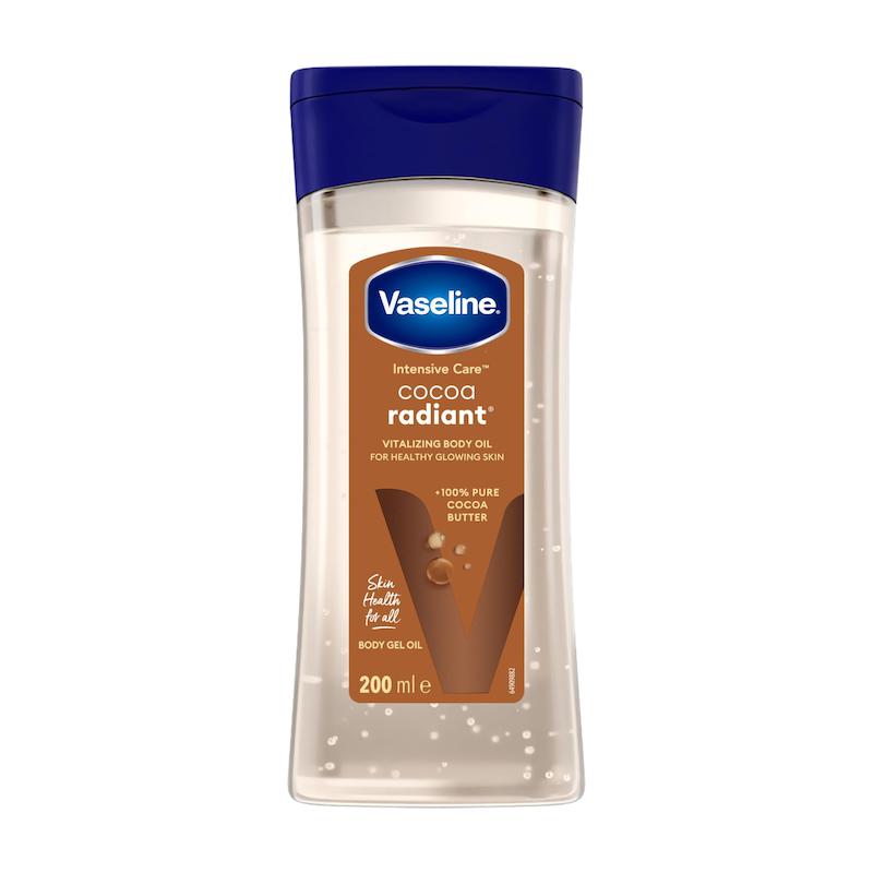 ژل روغن بدن آبرسان و درخشان کننده کاکائو رادیانت وازلین Vaseline