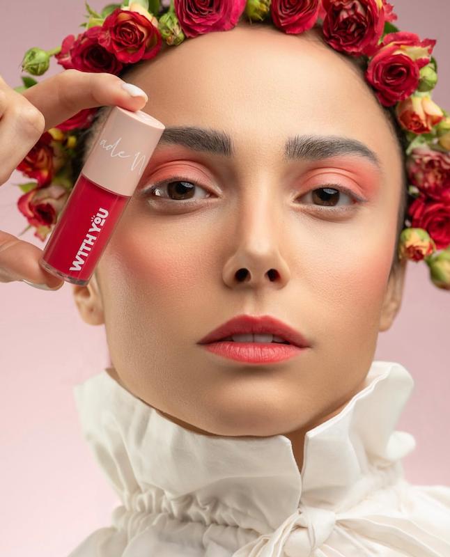 تینت لب و صورت کرمی ویت یو rosey