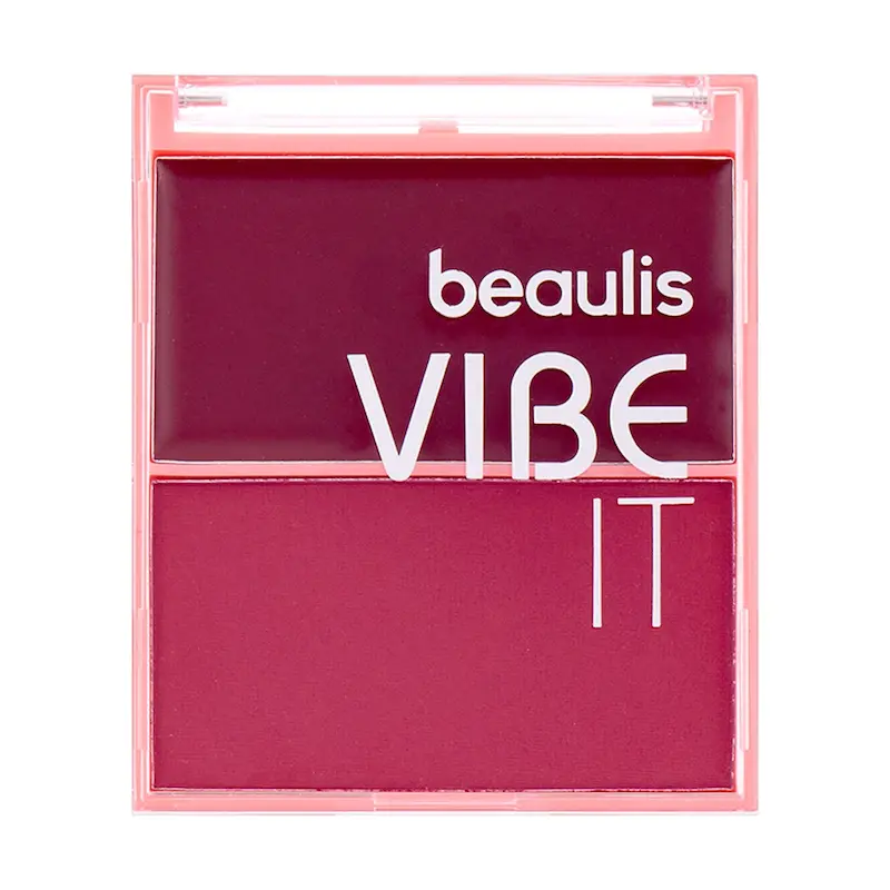 رژگونه دوتایی پودری و کرمی vibe it برند بیولیس کد ۳۶۱ scarlet blaze