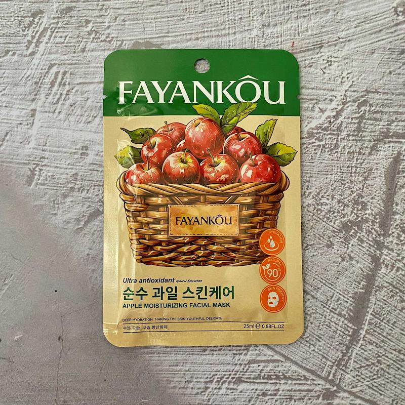 ماسک ورقه ای صورت مدل سیب فاینکو FAYANKOU