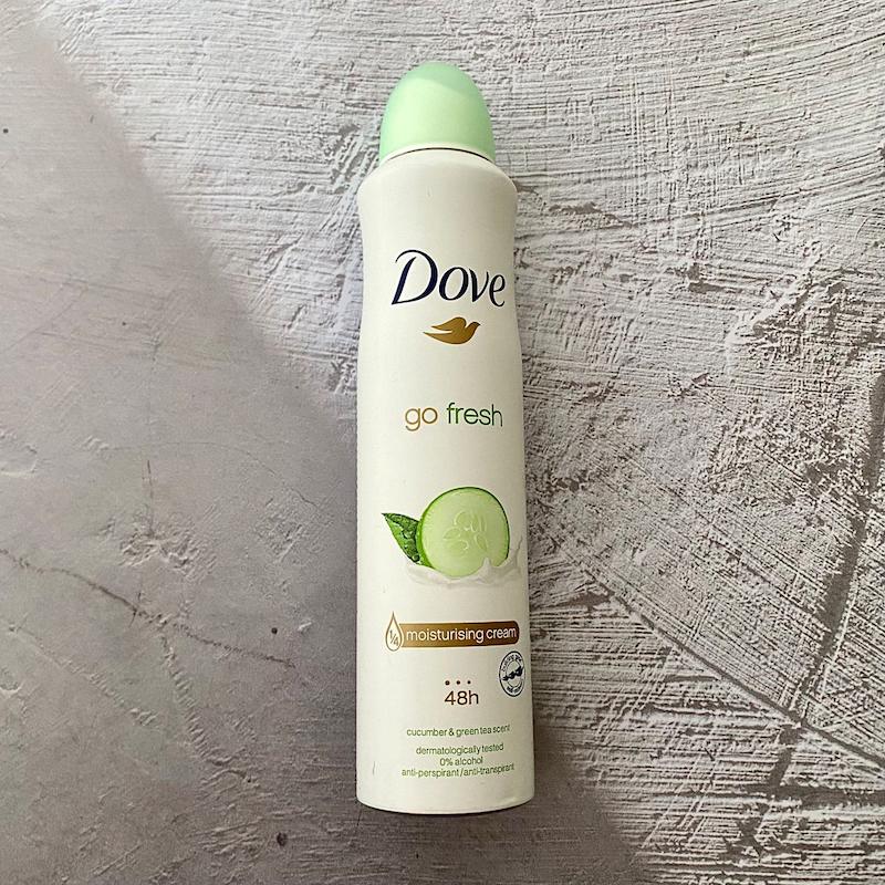 اسپری بدن زنانه داو با رایحه خیار Dove