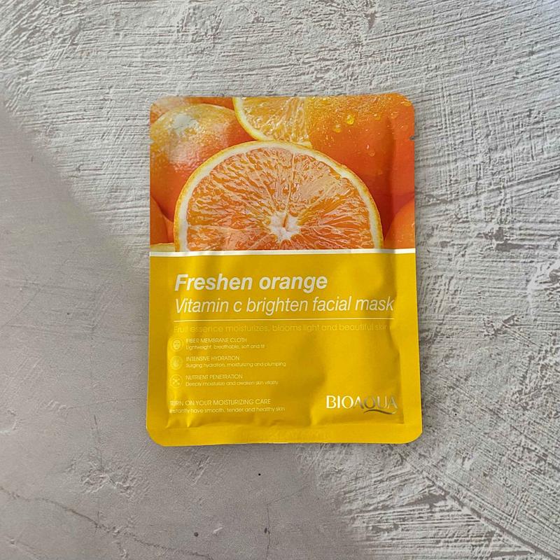 ماسک ورقه ای صورت مدل پرتقال بیوآکوا Bioaqua