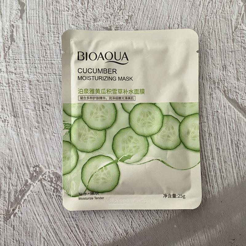 ماسک ورقه ای صورت مدل خیار بیوآکوا Bioaqua