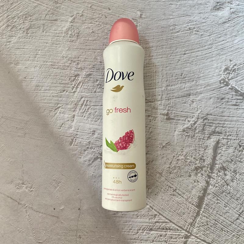 اسپری بدن زنانه داو با رایحه انار Dove