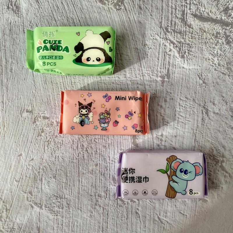 دستمال مرطوب فانتزی جیبی