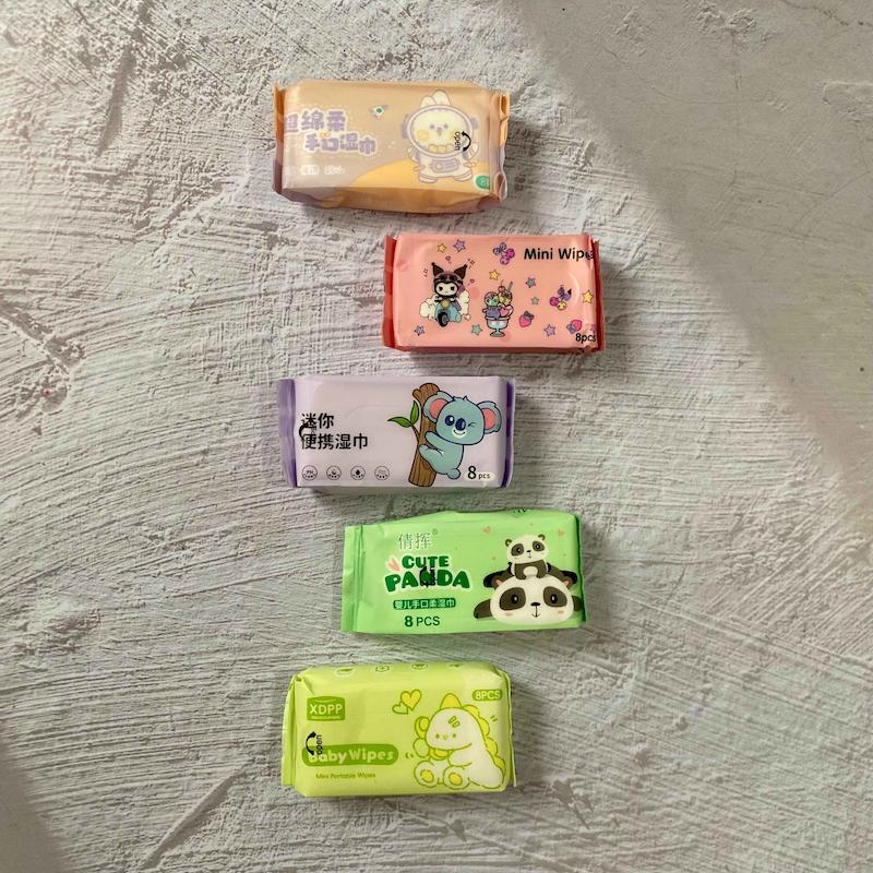 دستمال مرطوب فانتزی جیبی