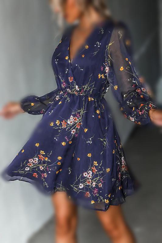 پیراهن حریر استردار فلورال