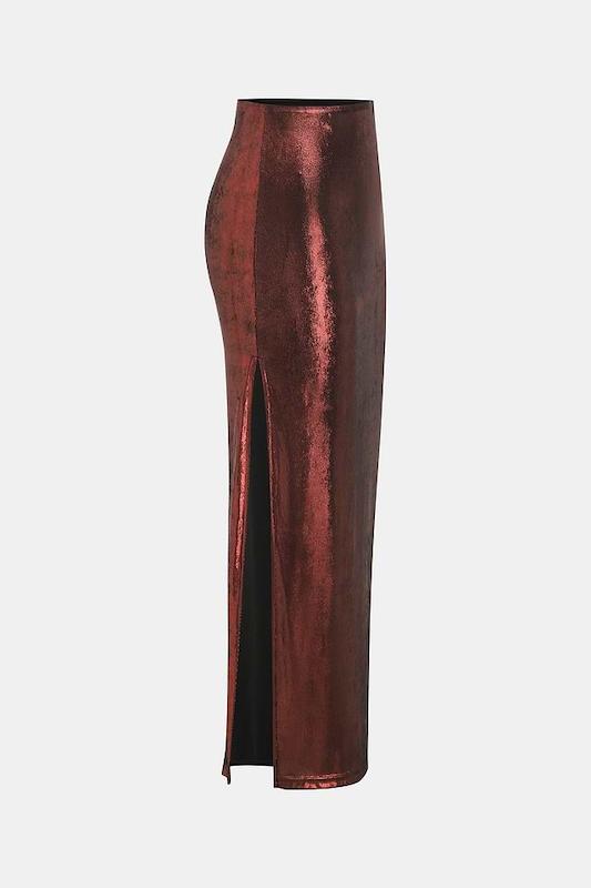 دامن burgundy 