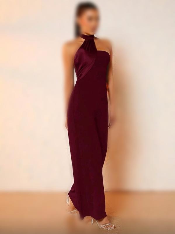 جامپسوت  wide leg 