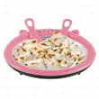 ست صفحه بستنی رول آبی رنگ با طراحی کودکانه مناسب فریز کردن و رول کردن بستنی و دسر خانگی
