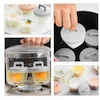 قالب‌های تخم مرغ و کوکو بخارپز از جنس سیلیکون فود گرید همراه درپوش و پایه برای استفاده داخل قابلمه یا بخارپز