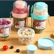 ظرف اوت‌میل و سالاد سه‌ بخشی