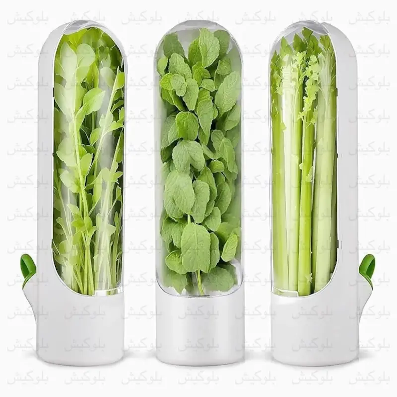 نگهدارنده سبزیجات تازه در یخچال (Fresh Herb Saver) مناسب ساقه سبزی و کرفس