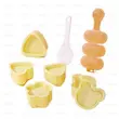 پک حرفه ای قالب‌ و توپک کن برنج و کوفته 6 عددی | Rice Ball Maker بلوکیش