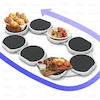 سینی گردان پذیرایی لوکس و ماژولار 8 تایی | Rotating Family Serving Tray