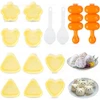 پک حرفه ای قالب‌ و توپک کن برنج و کوفته 6 عددی | Rice Ball Maker بلوکیش