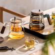 قوری پیرکس یک لیتری با مکانیزم اهرمی برای جداسازی آسان تفاله دمنوش