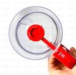 پارچ خمیر ریز دستی و کاپ‌کیک ریز ۱۸۰۰ میلی‌لیتر مدرج (Batter Dispenser)