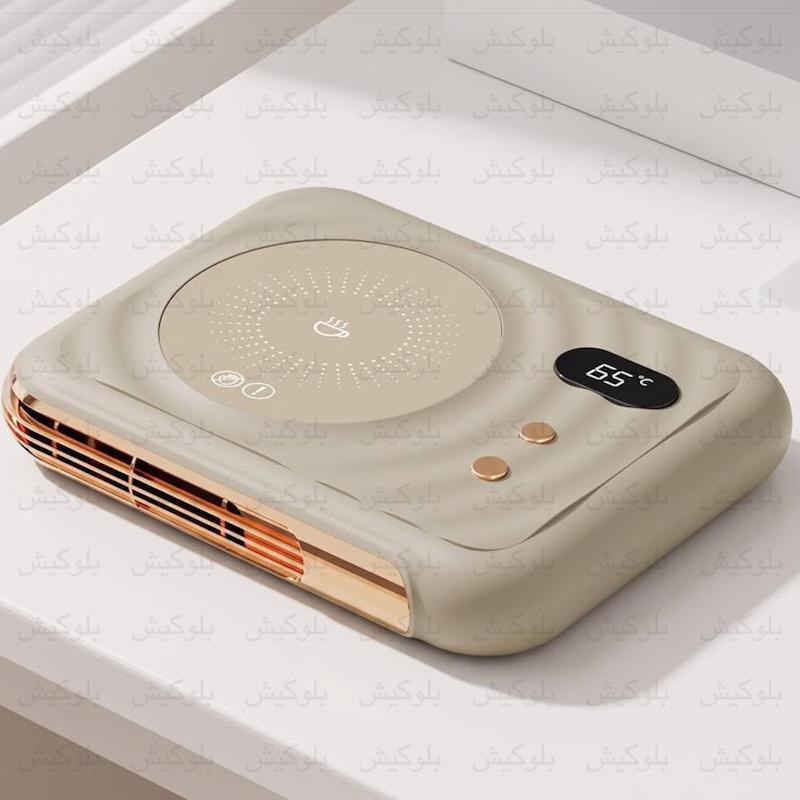 نحوه روشن کردن حالت باد گرم و دمای ثابت با دکمه‌های لمسی و نمایشگر دیجیتال