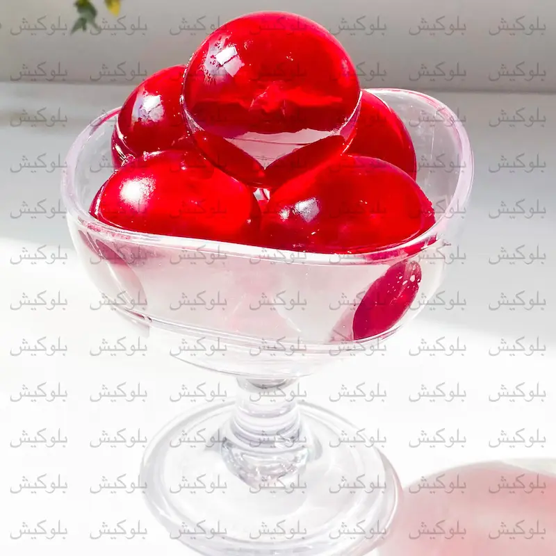 قالب یخ توپی درب دار مدل گوی(۶ خانه ۴ سانتی)