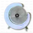 فن رومیزی شارژی آباژوردار مدل Colorful Desktop Fan 