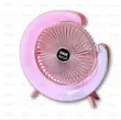 فن رومیزی شارژی آباژوردار مدل Colorful Desktop Fan 