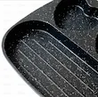 ماهیتابه گریل و تخم‌مرغ‌پز بلوکیش با سه بخش کاربردی، مناسب تهیه صبحانه حرفه‌ای