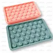 تصویر قالب یخ و ژله دوتکه فشرده ۳۳ تایی بلوکیش، شامل دو رنگ، مناسب تهیه انواع ژله و یخ خانگی
