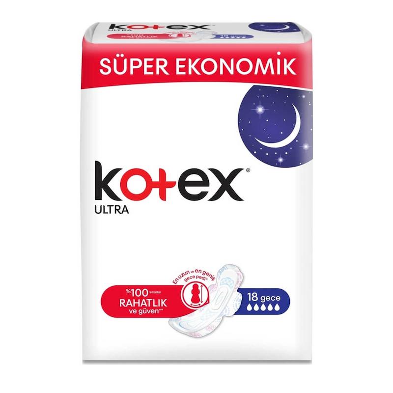 نوار بهداشتی کوتکس  kotexمدل شب 