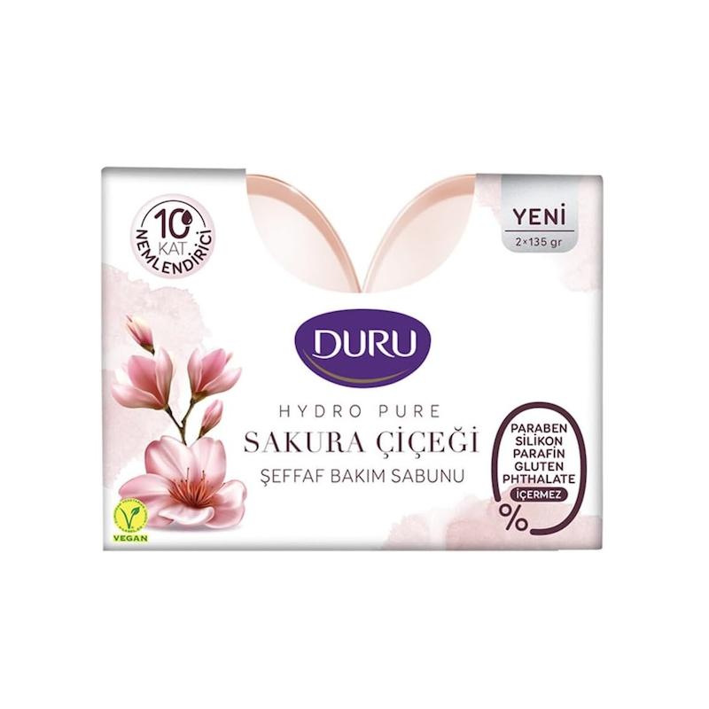 صابون دورو شفاف آبرسان رایحه شکوفه های گیلاس