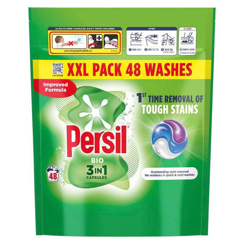 قرص ماشین لباسشویی پرسیل Persil مخصوص لکه‌های سخت بسته 48 عددی