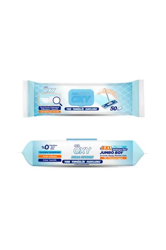 دستمال مرطوب تی مستر اوکسی ۵۰ برگی