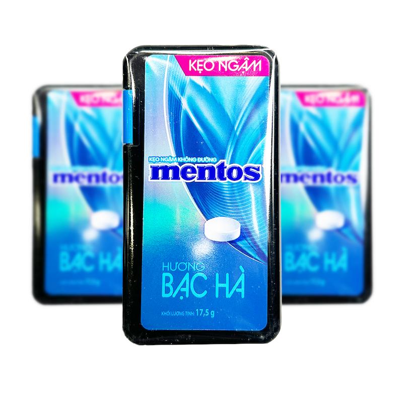 mentos خوشبوکننده دهان کتابی با طعم نعنا یخ منتوس (mentos) 17.5 گرم