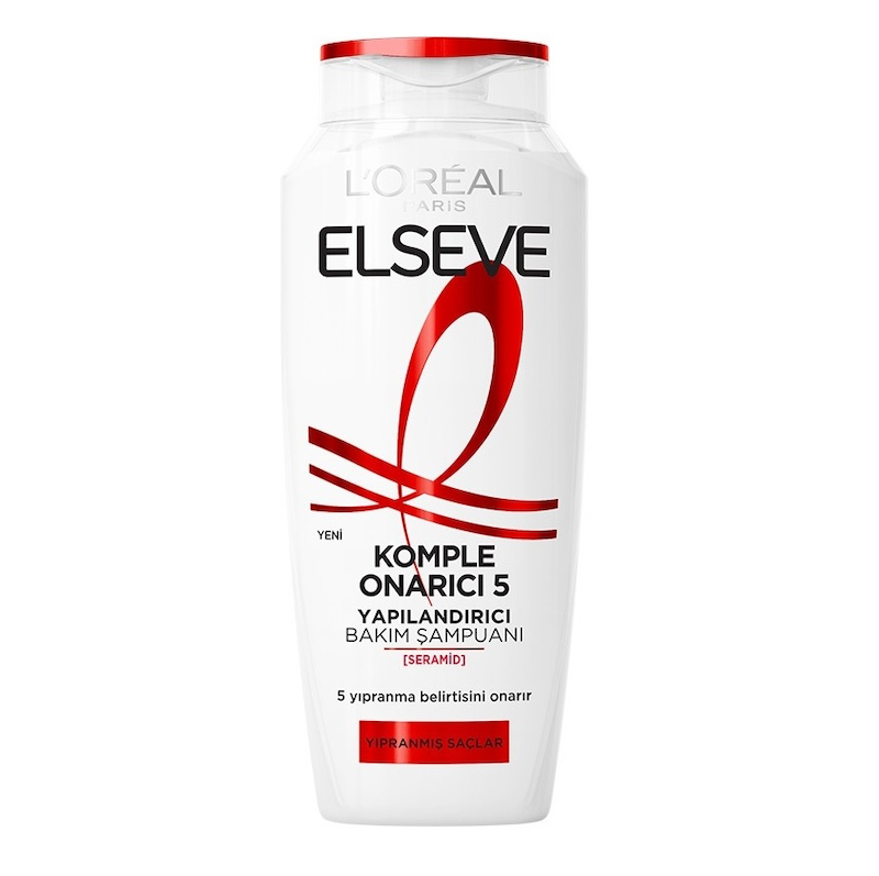 شامپو لورال Loreal موهای آسیب دیده و ضعیف 5 کاره مدل Komple Onarici
