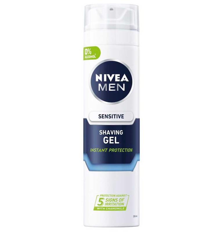 ژل اصلاح مردانه مدل Sensitive Instant Protection حجم 200میل نیوا