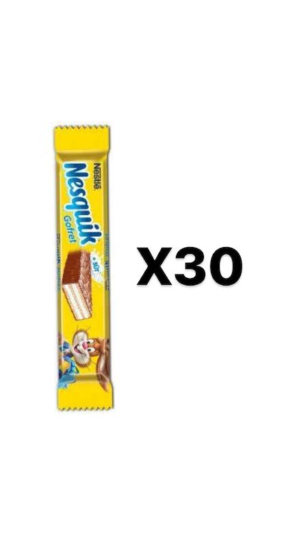 ویفر شکلات  شیری نسکوییک نستله 26 گرم بسته۳۰ عددی