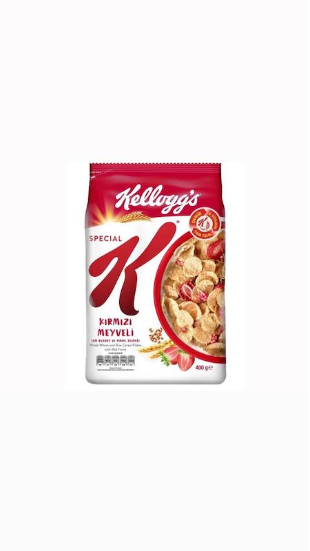 غلات صبحانه کا اسپشیال طعم توت فرنگی 400 گرم Kelloggs k special
